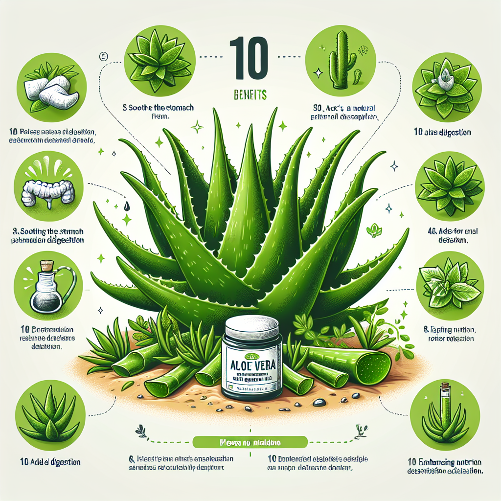 Los 10 mejores beneficios del aloe vera para la digestión